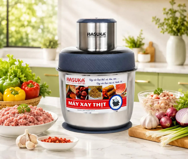 Máy xay thịt đa năng hasuka hsk-133 7 Máy xay thịt đa năng Hasuka HSK-133