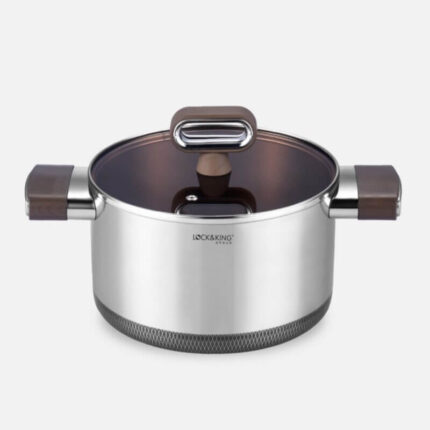 Vietmart: đồ gia dụng | thiết bị nhà bếp | điện máy | đồ dùng | nội thất | sức khỏe 103 Nồi Titanium Cao Cấp Lock&King LK-3124 24cm