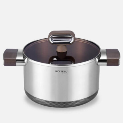Vietmart: đồ gia dụng | thiết bị nhà bếp | điện máy | đồ dùng | nội thất | sức khỏe 105 Nồi Titanium cao cấp Lock&King LK-3118 18cm