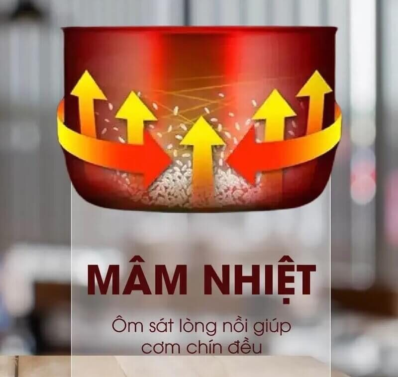 Nồi cơm điện hasuka hsk-863 3. 2 lít 8 Nồi cơm điện Hasuka HSK-863 3.2 lít