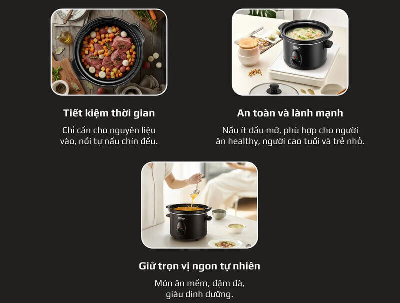 Nồi nấu chậm Olivo SC25 2.5 lít