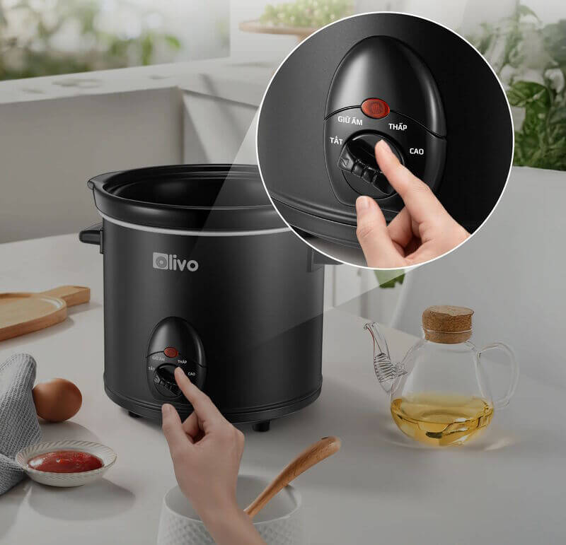 Nồi nấu chậm Olivo SC25 2.5 lít