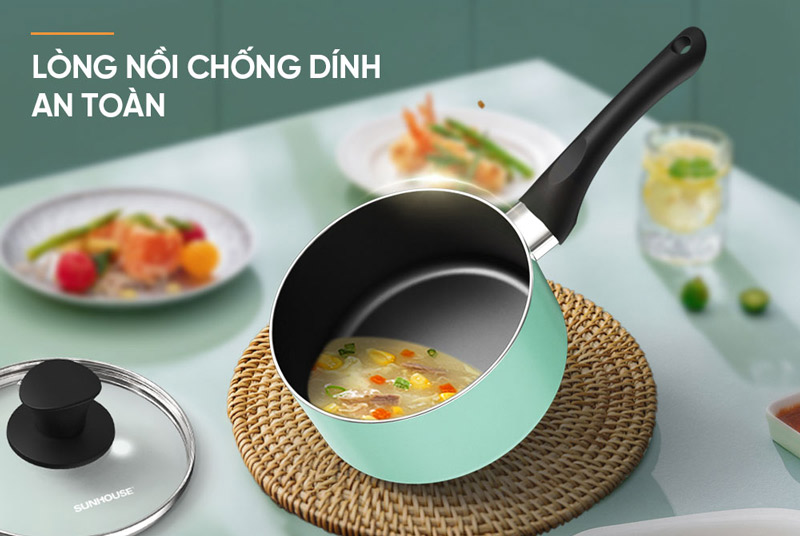 Quánh chống dính đáy từ sunhouse shg-mp16m 7 Quánh chống dính đáy từ Sunhouse SHG-MP16M