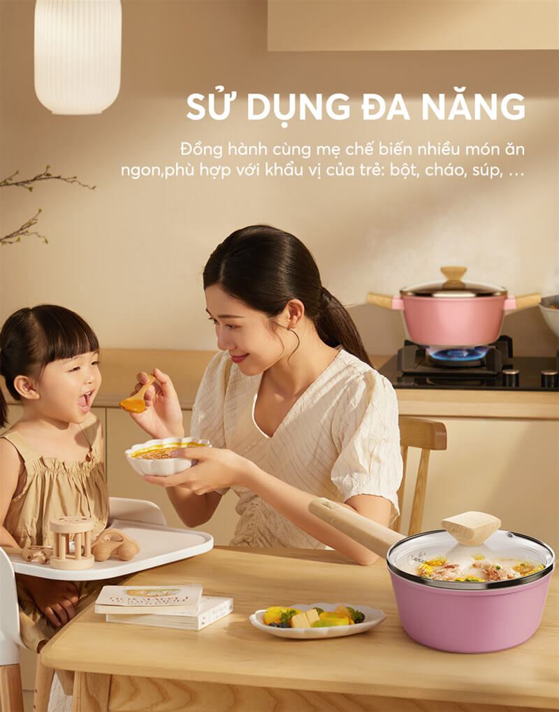 Quánh phủ sứ Nano đáy từ Sunhouse Healthy MP18P