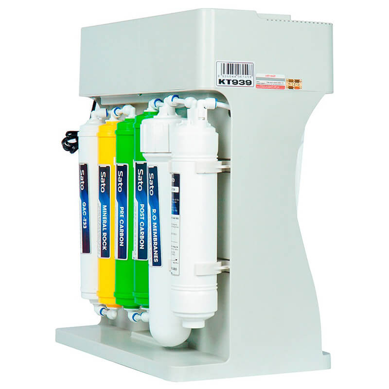 Máy lọc nước sato kt939t 5 Máy lọc nước Sato để gầm RO KT939T