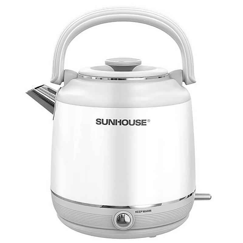 Ấm siêu tốc inox giữ nhiệt 2. 5l sunhouse shd1392 1 Ấm siêu tốc Inox giữ nhiệt 2.5L Sunhouse SHD1392