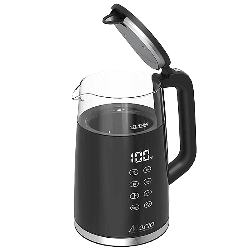 Ấm siêu tốc thủy tinh 1. 7l sunhouse mama shd1333 3 Ấm siêu tốc thủy tinh 1.7L Sunhouse Mama SHD1333