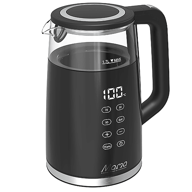 Ấm siêu tốc thủy tinh 1. 7l sunhouse mama shd1333 1 Ấm siêu tốc thủy tinh 1.7L Sunhouse Mama SHD1333