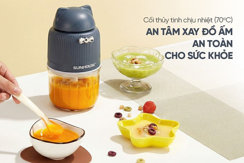 Máy xay thịt mini sunhouse shd5401 11 MÁY XAY THỊT MINI SUNHOUSE SHD5401