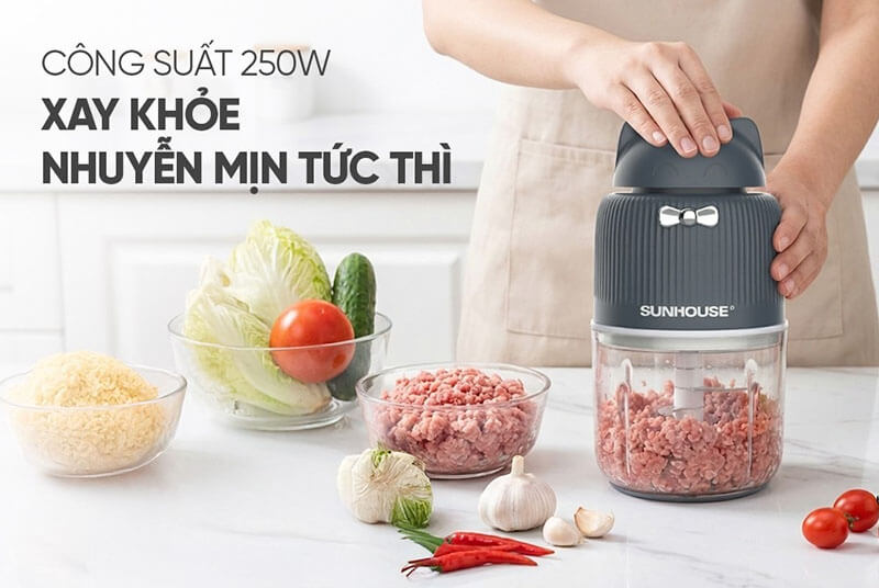 Máy xay thịt mini sunhouse shd5401 9 MÁY XAY THỊT MINI SUNHOUSE SHD5401