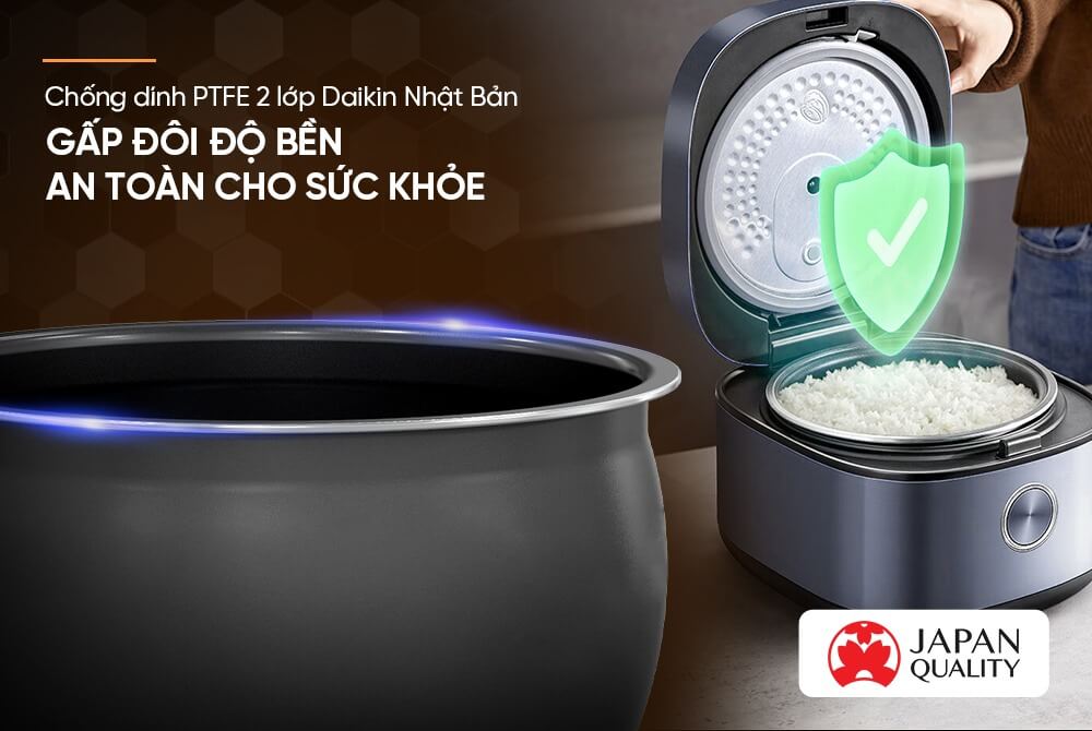 Nồi cơm điện tử 1. 8l sunhouse shd8916 12 Nồi cơm điện tử 1.8L Sunhouse SHD8916