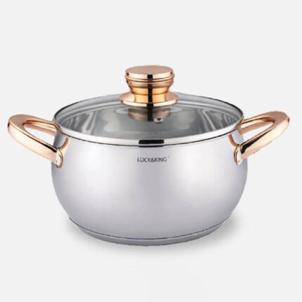 Nồi Inox 5 Đáy Lock&King 20cm LK-3020
