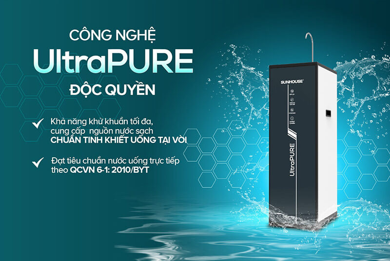 Máy lọc nước RO Sunhouse SHA8691L UltraPURE