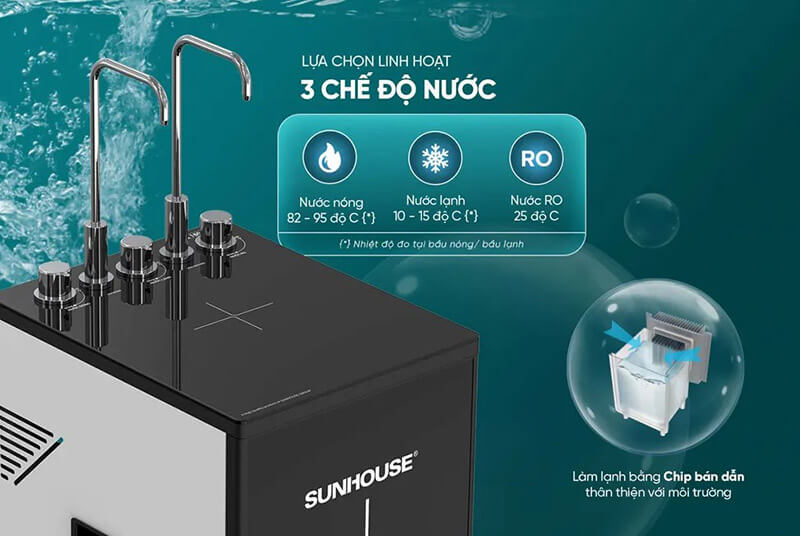 Máy lọc nước ro ultrapure sunhouse sha76225l 11 lõi nóng lạnh 10 Máy lọc nước RO UltraPURE SUNHOUSE SHA76225L