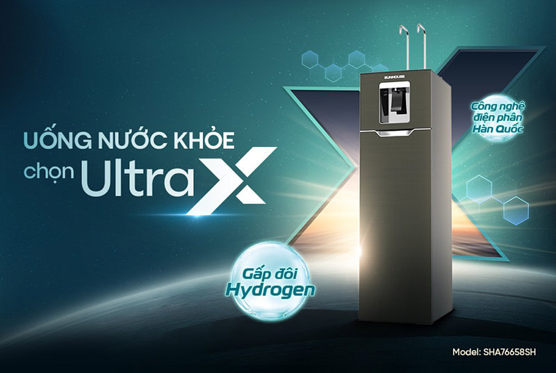 Máy lọc nước ro ultrax sunhouse sha76658sh 11 lõi 8 Máy lọc nước RO UltraX SUNHOUSE SHA76658SH